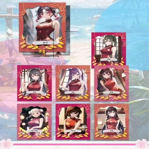 بطاقات قصة Goddess، Goddess Story TCG، بطاقات Goddess Story TCG القابلة للتحصيل، صندوق تعزيز Goddess Story، بطاقات تعزيز اللعب/التداول في الرسوم المتحركة. (جي يو يان) in Kuwait