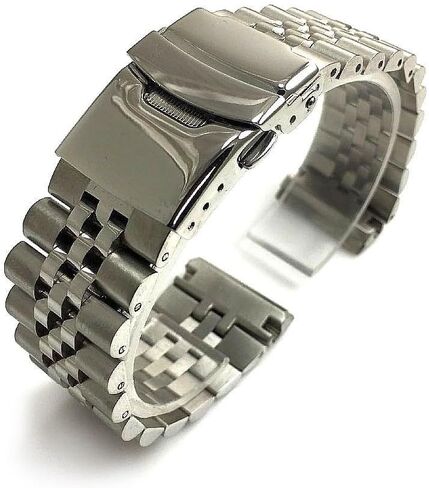 22mm Stainless steel Metal Replacement Watch Band - Bracelet Fits Seiko Turtle and King Turtle Series including SRP777 SRPE93 SRPE03 SRPE05 SRPE07 SRPF77 in Saudi Arabia