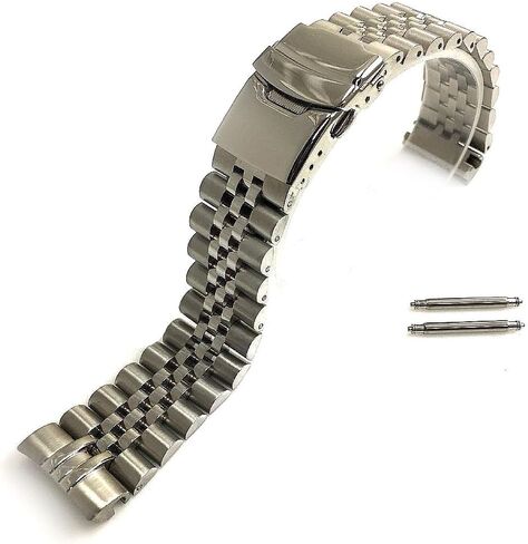22mm Stainless steel Metal Replacement Watch Band - Bracelet Fits Seiko Turtle and King Turtle Series including SRP777 SRPE93 SRPE03 SRPE05 SRPE07 SRPF77 in Saudi Arabia