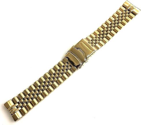 22mm Stainless steel Metal Replacement Watch Band - Bracelet Fits Seiko Turtle and King Turtle Series including SRP777 SRPE93 SRPE03 SRPE05 SRPE07 SRPF77 in Saudi Arabia