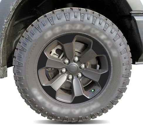 غلاف لاصق من الفينيل بطبقة كاملة من حافة العجلة متوافق مع Ram Rebel 2019 2020 - أسود غير لامع in Kuwait