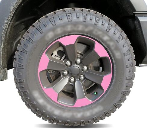 غلاف لاصق من الفينيل بطبقة كاملة من حافة العجلة متوافق مع Ram Rebel 2019 2020 - أسود غير لامع in Kuwait