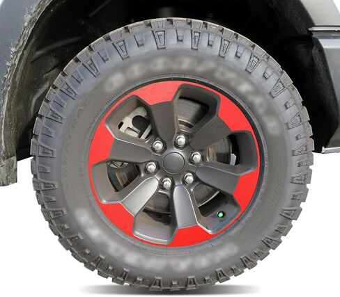 غلاف لاصق من الفينيل بطبقة كاملة من حافة العجلة متوافق مع Ram Rebel 2019 2020 - أسود غير لامع in Kuwait