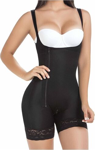 MARIAE FU111 Fajas Colombianas Post Surgery Stage 1 Postpartum Shapewear Bodysuit in Kuwait
