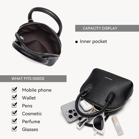 BOSTANTEN حقيبة كروس صغيرة محافظ صغيرة للنساء العصرية لطيف حقيبة جلدية نباتية مع حزام كتف قابل للفصل in Kuwait
