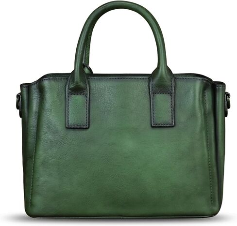 حقيبة يد من الجلد الطبيعي للنساء حقيبة يد جلدية مرسومة يدويًا بمقبض علوي وحقيبة كروس مصنوعة يدويًا in Kuwait