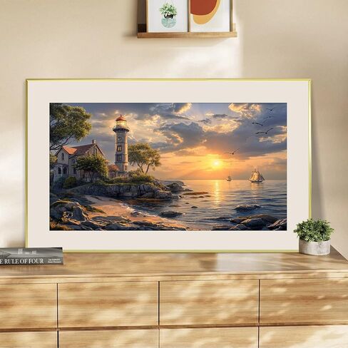 HeeBenor Large Diamond Art Kits for Adults Landscapes, 5D Mountain Diamond Painting Kits, DIY Full Drill Diamond Art Sunset Lake, Gem Art Kit for Adults for Home Wall Decor 27.5 X 15.7 Inch in Kuwait