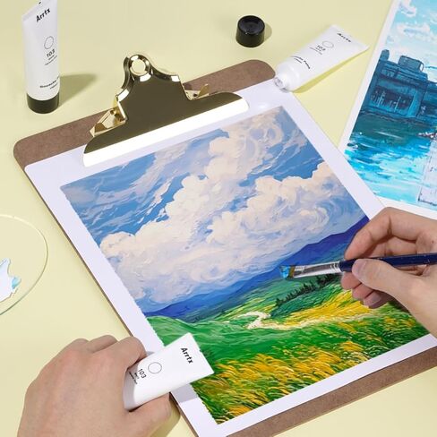 مجموعة طلاء Arrtx White Gouache، 30 مل × 5 قطع، غواش أبيض دائم، ألوان مائية غير شفافة للمبتدئين والفنانين والخطاطين والمصممين in Kuwait