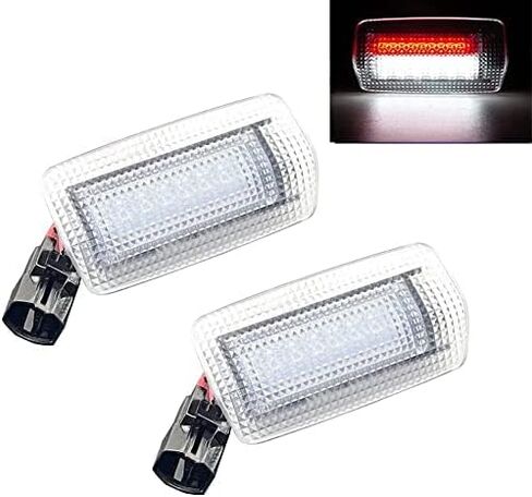 لوحة باب جانبية LED كاملة مجموعة مصابيح تحذيرية بديلة لسيارة Toyota 4Runner Avalon Camry Prius Sienna Tundra Lexus ES GS GX IS RC LX - 6000K أبيض ماسي، قطعتان in Saudi Arabia