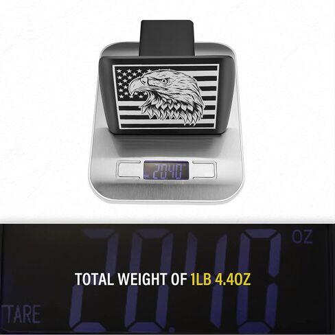 STEEL HAWK Heavy Duty American Flag Stainless Steel Trailer Hitch Cover for 2-Inch Receivers-PVD Black American Flag Eagle in Saudi Arabia