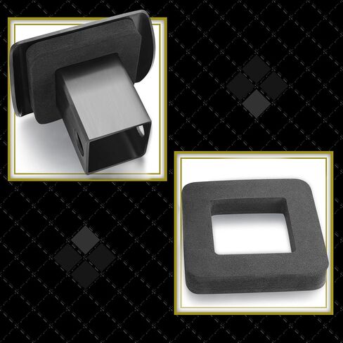 STEEL HAWK Heavy Duty American Flag Stainless Steel Trailer Hitch Cover for 2-Inch Receivers-PVD Black American Flag Eagle in Saudi Arabia