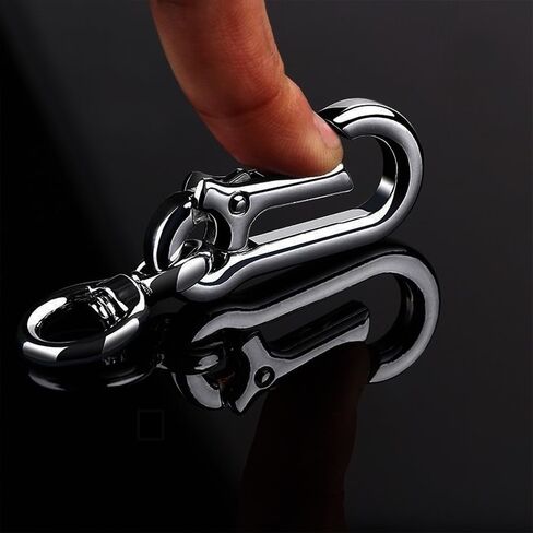Car Key Keychain - Metal Quick-Release Key Fob Ring, Detachable Key Clip for Men and Women with Spring O Rings Clip in Kuwait
