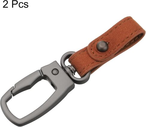 HARFINGTON Car Keychain Clip Leather Key Chain Ring Key Holder Organizer for Men Women in Saudi Arabia