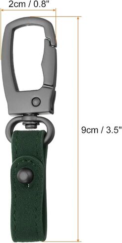 HARFINGTON Car Keychain Clip Leather Key Chain Ring Key Holder Organizer for Men Women in Saudi Arabia
