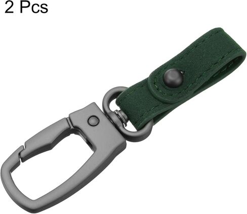 HARFINGTON Car Keychain Clip Leather Key Chain Ring Key Holder Organizer for Men Women in Saudi Arabia