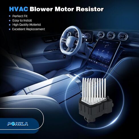 HVAC 64116923204 Blower Motor Fan Resistor Compatible with B-MW 3&5 Series,E46,E39,E83,X3,E53,X5,Range Rover Replaces 64116923204 in Saudi Arabia