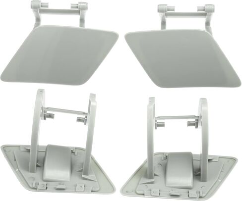 ACROPIX Left Right Side Front Bumper Headlight Washer Nozzle Cover Cap Fit for Mercedes Benz S W221 2010-2013 2218801305/2218801405 - Pack of 2 Gray in Saudi Arabia