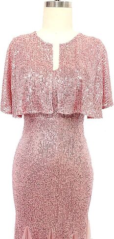 Women's 1920s Sequin Shawl Wrap Bridal Shawl Cover up Beaded Evening Cape in Saudi Arabia