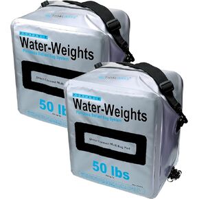 Tidal Wake Water-Weights Ballast Bags - Set of 2 - Each Bag Holds 50 Pounds of Lake Water, No Pump Needed, Portable Wake Enhancement for Wakesurf and Wakeboard Boats