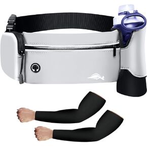 حزام الجري كوموريبي مع زجاجة ماء، حزمة فاني للجري مع حامل زجاجة مياه، حقيبة حزام الجري للنساء، حزمة فاني مقاومة للماء قابلة للتعديل للجري، المشي لمسافات طويلة، صالة الألعاب الرياضية، السفر in Kuwait