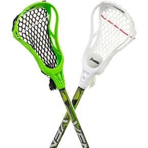 Franklin Sports 32in Youth Practice Lacrosse Stick and Ball for Ages 3+ - Learn to Play and Teach Fundamentals - Perfect for Beginners - 2 Practice Lacrosse Sticks and 1 Practice Lacrosse Ball