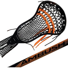 Franklin Sports Ambush Men's + Women's Lacrosse Sticks - Adult + Youth Aluminum Lax Sticks - Boys' + Girls' Game + Training Lacrosse Sticks - Standard + Mini Lax Stick for Kids + Adults in Saudi Arabia