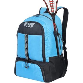 Extra Large Lacrosse Bag Backpack-20/23 Inch Lacrosse Backpack Holds All Lacrosse or Field Hockey Equipment-Two Stick Holders and Separate Cleats Compartment