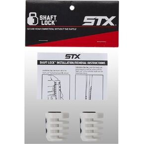 STX للجنسين البالغين SPORTING_GOODS قفل عمود بمقبض لاكروس، أبيض/أسود، 1 أمريكي in Kuwait