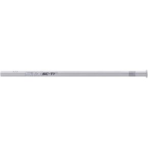 STX mens Sc-Ti Alloy Handle lacrosse shafts, Platinum, Attack Mid US