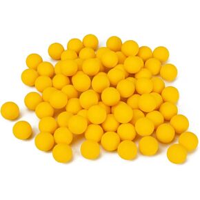 Reusable 0.68 Caliber Paintballs - 100 New Re-Usable Rubber Training Elastic Balls Paint Balls