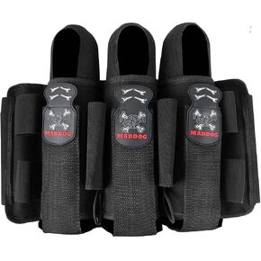 Maddog Pro 3+2 Paintball Harness Pod Pack | Pod Ejection | Adjustable Elastic Velcro Belt