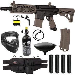 Maddog Tippmann TMC MAGFED Silver Paintball Gun Starter Package