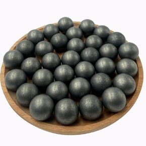 75 PCS .68 Cal Aluminum Balls Self Defense Glass Breaker, 68 Caliber Hard Paintball Ammo Projectiles Compatible for Byrna SD/LE and Umarex T4E HDR68/ HDS68/HDX68/ HDB68 (7.3 Grams, Black)