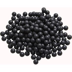 Lambid 200 Rounds .43 Caliber Hard Plastic Nylon Paintball Ammo Projectiles for Target Practice and Self Defense