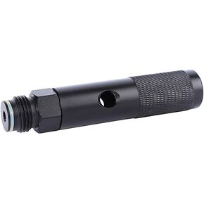 Paintball 12g Co2 Quick Change -Paintball Gun 12 Gram Carbon Dioxide Cartridges Cylinder Adapter Bottle Black Valve Cartridge Adapter (Black)
