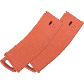 Tippmann TMC MAGFED Paintball Marker Magazines - Orange - 2 Pack