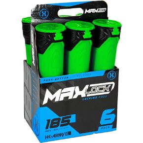 HK Army Paintball Pods - MaxLock 185 Round Locklid 6-Pack