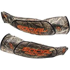 Social Paintball SMPL Arm & Elbow Pads Protection, Hunter Camo