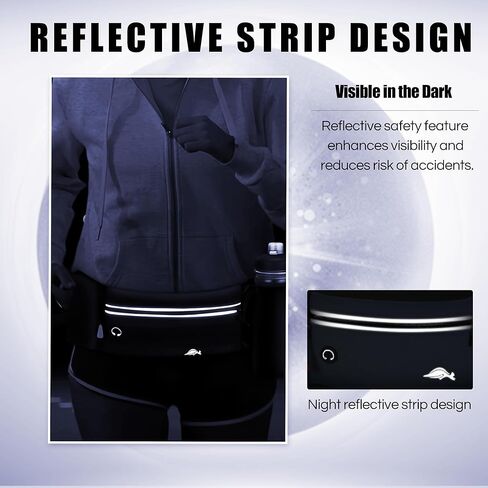 حزام الجري كوموريبي مع زجاجة ماء، حزمة فاني للجري مع حامل زجاجة مياه، حقيبة حزام الجري للنساء، حزمة فاني مقاومة للماء قابلة للتعديل للجري، المشي لمسافات طويلة، صالة الألعاب الرياضية، السفر in Kuwait