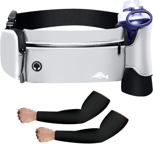 حزام الجري كوموريبي مع زجاجة ماء، حزمة فاني للجري مع حامل زجاجة مياه، حقيبة حزام الجري للنساء، حزمة فاني مقاومة للماء قابلة للتعديل للجري، المشي لمسافات طويلة، صالة الألعاب الرياضية، السفر in Kuwait