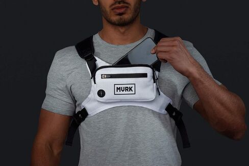 MVRK Water Resistant Running Vest Chest Pack, Phone Holder for Running, Lightweight Training Pack with Reflective Detail in Saudi Arabia