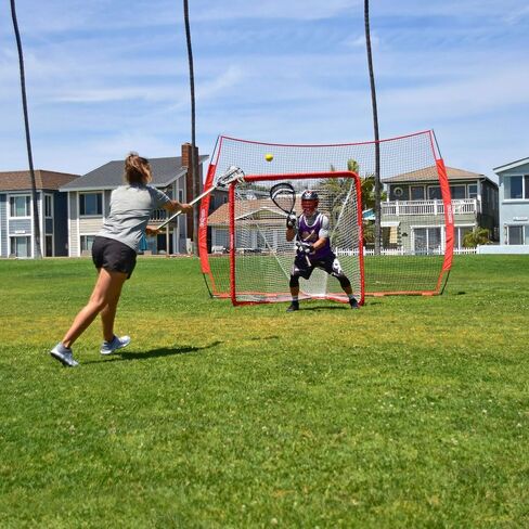 GoSports Regulation 6' x 6' Lacrosse Net with Steel Frame - The Only Truly Portable Lacrosse Goal, Backyard Setup in Minutes - Choose Your Style in Saudi Arabia