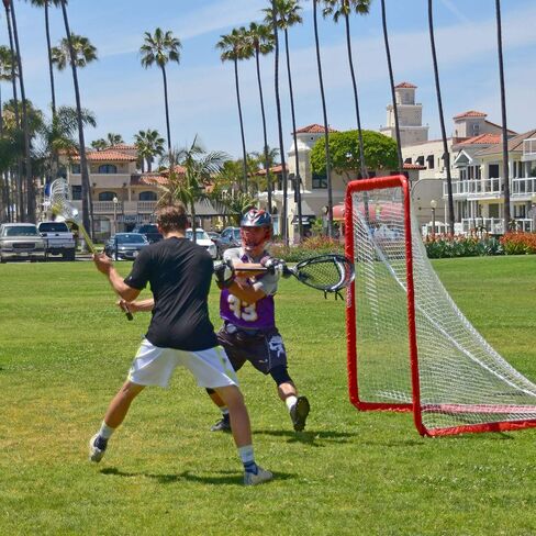 GoSports Regulation 6' x 6' Lacrosse Net with Steel Frame - The Only Truly Portable Lacrosse Goal, Backyard Setup in Minutes - Choose Your Style in Saudi Arabia