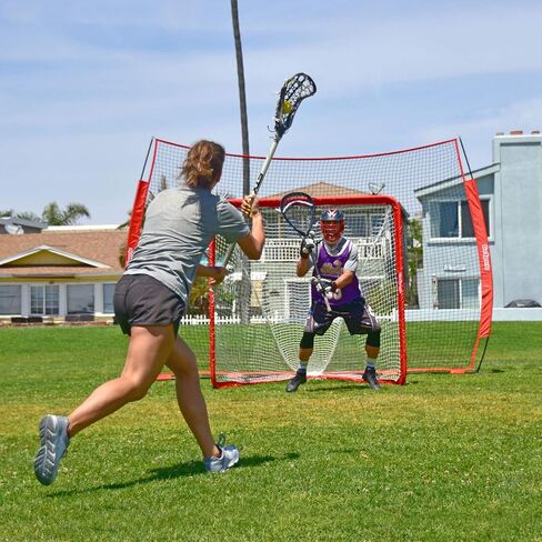 GoSports Regulation 6' x 6' Lacrosse Net with Steel Frame - The Only Truly Portable Lacrosse Goal, Backyard Setup in Minutes - Choose Your Style in Saudi Arabia
