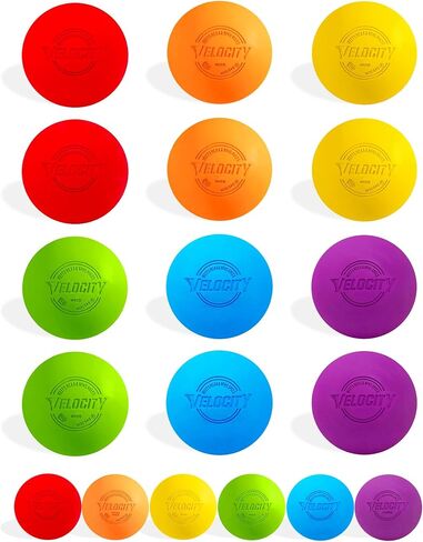 Velocity Lacrosse Balls - 1, 2, 3, 6, 12, 18, 24, 36, 60 and 120 Packs - for Practice, Official NFHS and College Approved Size in Saudi Arabia