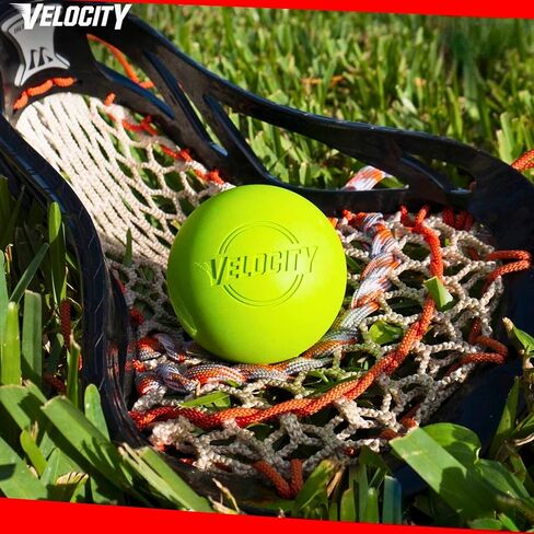 Velocity Lacrosse Balls - 1, 2, 3, 6, 12, 18, 24, 36, 60 and 120 Packs - for Practice, Official NFHS and College Approved Size in Saudi Arabia