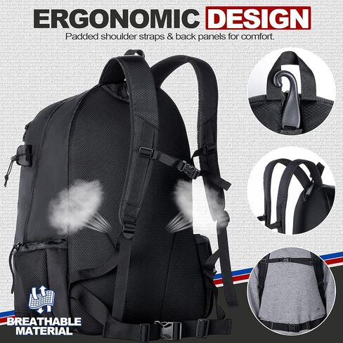 حقيبة لاكروس - حقائب لاكروس - حقيبة ظهر لاكروس كبيرة جدًا مع حامل عصا السحب in Kuwait