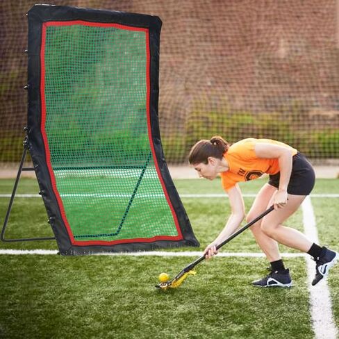 Lacrosse Rebounder 4×7FT Lacrosse Rebounder for Backyard Lacrosse Bounce Back Net Lacrosse Pitchback Training Screen Lacrosse Rebounder for Backyard Practice Lacrosse Catching Net for Training in Kuwait