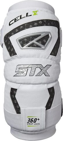 STX Lacrosse Cell V Arm Pads, Pair, White Medium in Saudi Arabia