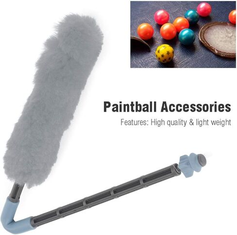 مادة صوفية لتنظيف برميل كرة الطلاء، ممسحة مطاطية، للتنظيف (رمادي) in Kuwait